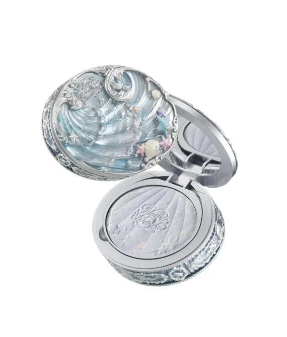 Компактна пудра 01 Cloudy Blue “Коштовні мушлі”