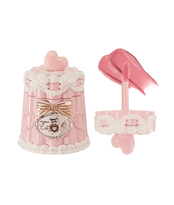 Желе для губ JE04 Ribbon Pink “Солодкий ведмедик” Flower knows